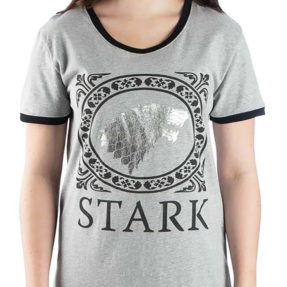 NWT Game of Thrones House Stark Sleep Shirt - small - Picture 2 of 7